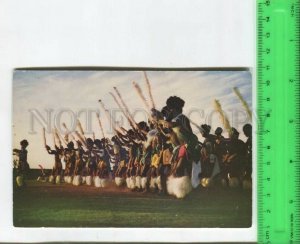 475331 South Africa Natal Zulu dancers Old photo postcard