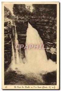 Old Postcard Le Saut du Doubs seen from above & # 39en