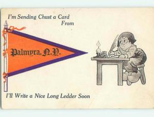 Divided-Back COMIC POSTCARD Palmyra New York NY HM4768