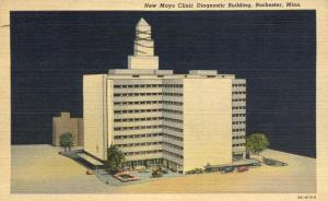 Mayo Clinic Diagnostic Building - Rochester MN, Minnesota - pm 1951 - Linen