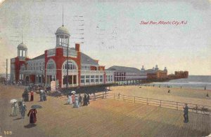 Steel Pier Atlantic City New Jersey 1910 postcard