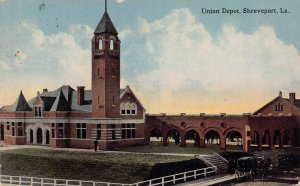 J76/ Shreveport Louisiana Postcard c1910 Union Railroad Depot 363