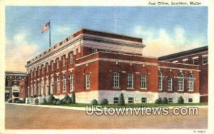 Post Office - Lewiston, Maine ME  