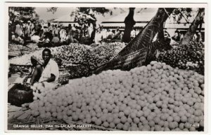 Tanzania; Orange Seller, Dar Es Salaam Market RP PPC By D.E.S. Bookshop, Unused