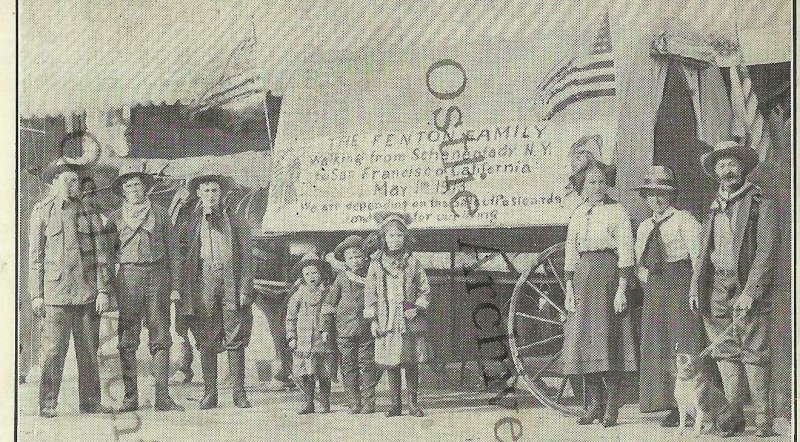 Schenectady NEW YORK 1913 CROSS-COUNTRY WALKER Walkers FENTON San Francisco 