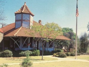 Andersonville GA Railroad Depot Postcard Visitor Center Museum