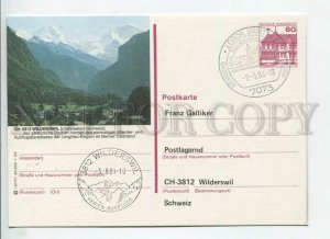 449802 GERMANY 1983 Wilderswil Lorch Special cancellation POSTAL stationery