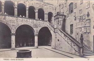 Italy Firenze Cortile del Bargello Real Photo