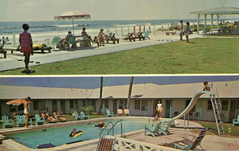 Postcard View of Gay-Anna Motel in Jacksonville Beach, FL.        N5