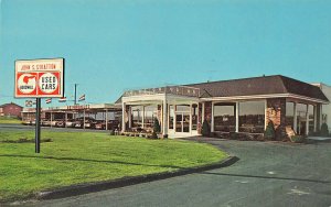 Huffville NJ Stratton Pontiac Tempest Jeep Dealership Postcard