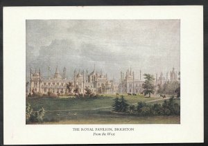 Sussex Postcard - The Royal Pavilion From The West, Brighton    LC3537