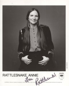 Rattlesnake Annie Giant 10x8 Columbia Records Hand Signed Photo