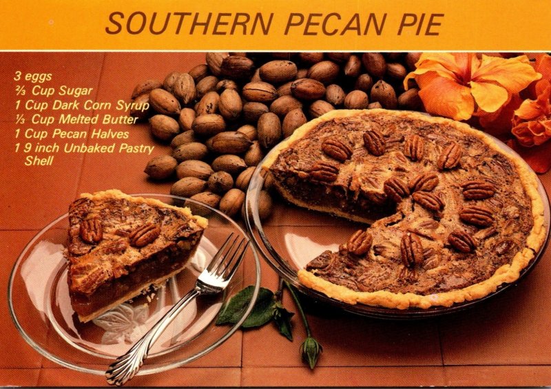 Recipe Card Southern Pecan Pie