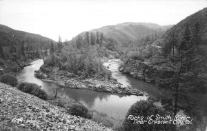 Crescent City California Forks of Smith River Real Photo Postcard AA74738