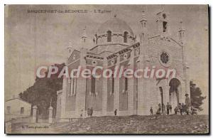 Postcard Old Roquefort la Bedoule Church