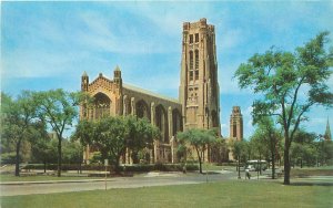 Rockefeller Memorial Chapel Chicago Il Chrome Postcard Unused