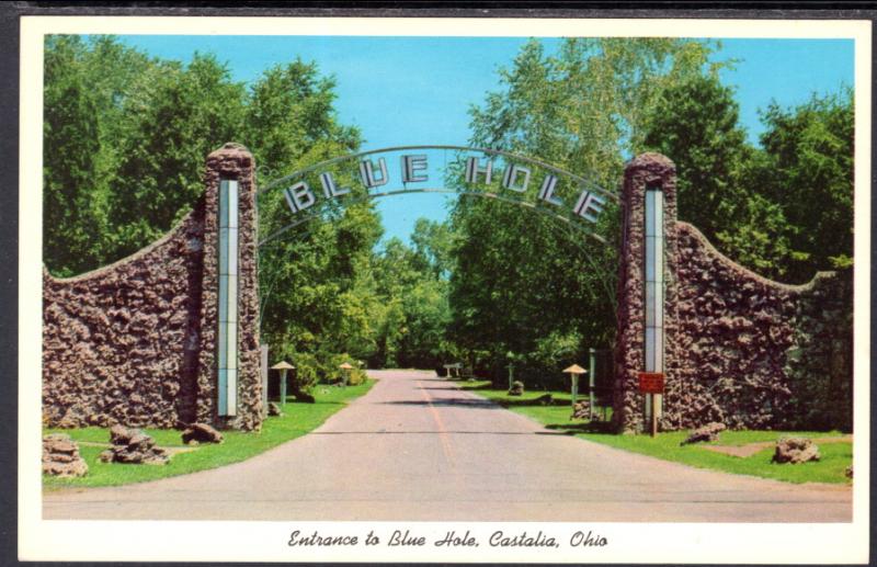 Entrance Blue Hole,Castalia,Ohio