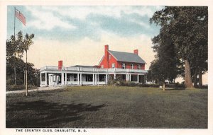 J51/ Charlotte North Carolina Postcard c1910 The Country Club 211