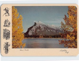 Postcard Mount Rundle, Canada