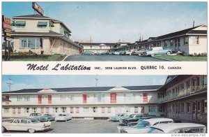 2-views,  Motel L'abitation Inc.,  Quebec,  Canada,  40-60s