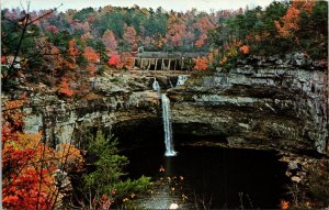 Postcard Alabama Mentone De Soto Falls Photo by L. H. Ferguson 1965 V172