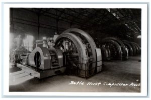 c1950's Butte Hoist Compressor Plant Montana MT RPPC Photo Vintage Postcard