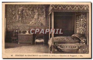 Old Postcard Chateau de Chaumont sur Loire L and C Room of Ruggieri