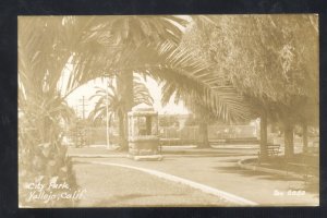 REAL PHOTO VALLEJO CALIFORNIA DOWNTOWN CITY PARK REAL PHOTO POSTCARD