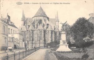 BR71553 mons square st germain et l eglise ste waudru belgium