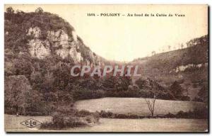 Old Postcard Poligny Au Fond of the abutment of Vaux