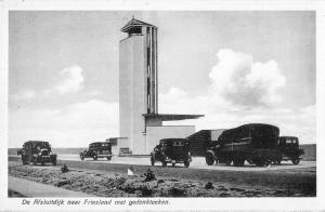 BR57233 De Afsluitdijk naar Frisland mer Gedenkteeken car voiture    Netherlands