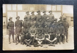 Mint Australia Real Photo Postcard RPPC WW1 Australian Soldiers Brigade Division