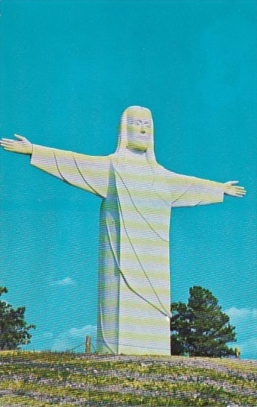 Arkansas Eureka Springs The Christ Of The Ozarks On Magnetic Mountain