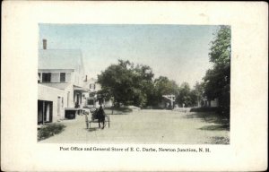 Newton Junction NH General Store EC Darbe c1910 Postcard