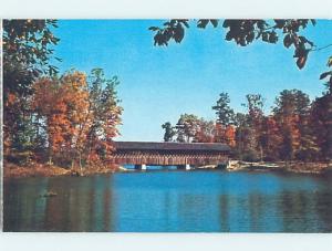 Unused Pre-1980 BRIDGE SCENE Stone Mountain - Near Atlanta Georgia GA H7557