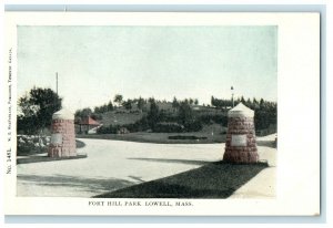 c1905 Entrance Fourth Hill Park Lowell Massachusetts MA Undivided Back Postcard  