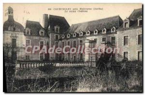 Postcard Old Courcelles near Malicore Sarthe Old Chateau