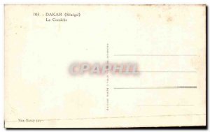 Old Postcard Dakar Senegal The cornice