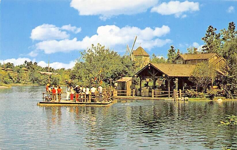 Disneyland Postcards Tom Sawyer Island Heading for Adventure Other
