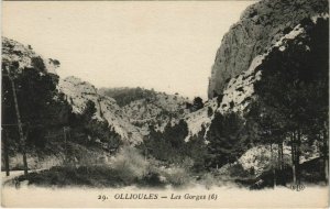 CPA OLLIOULES Les Gorges (1112248)