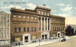Columbus, Ohio USA Mason, Mason's Fraternal Organization 1916 crease and a lo...