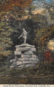 Daniel Boone Monument Cherokee Parkway Louisville KY