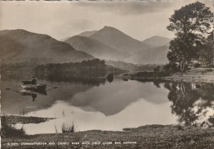 DERWENTWATER AND CAUSEY PIKE, KESWICK, Cumbria - Vintage POSTCARD (Photo)