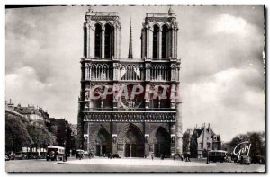 Postcard Modern Marvels Paris and Notre Dame Cathedral and the Square