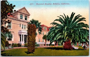 VINTAGE POSTCARD ROOSEVELT HOSPITAL LOCATED AT BERKELEY CALIFORNIA c. 1907-1915