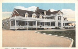 Hagerstown, Maryland MD     COUNTRY CLUB     ca1920's Vintage Postcard