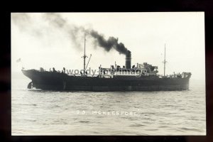 bf1193 - American Cargo Ship - McKeesport , built 1919 - postcard B Feilden