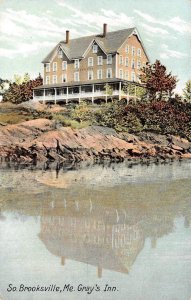 South Brooksville, ME Maine  GRAY'S INN  Hotel~Hancock County  ca1910's Postcard