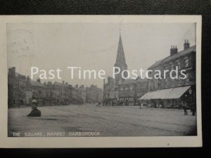 Leicestershire MARKET HARBOROUGH The Square c1906