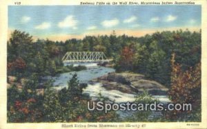 Keshena Falls, Wolf River - Menominee Indian Reservation, Wisconsin